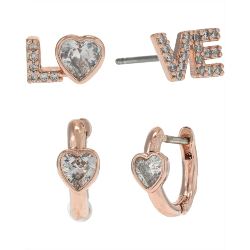 Kate Spade New York Tiny Twinkles Love Earrings Set