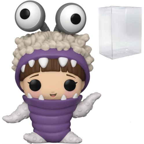 POP Disney Pixar: Monsters Inc. 20th - Boo with Hood Up Funko Vinyl Figure (Bundled with Compatible Box Protector Case)