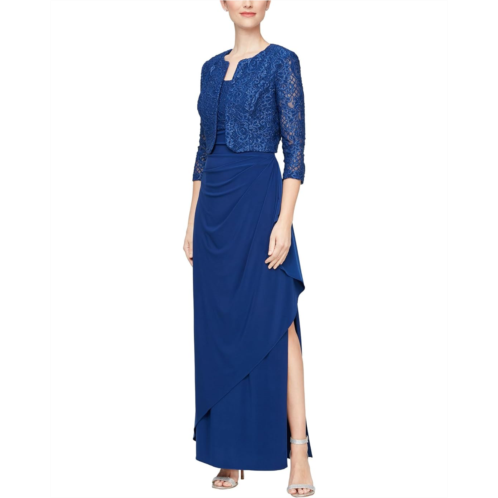 Alex Evenings Long Bolero Jacket Dress