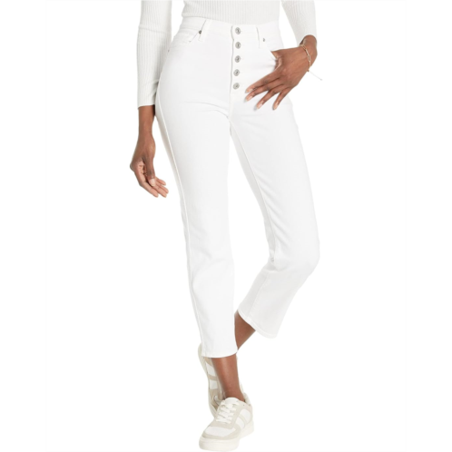 7 For All Mankind High-Waist Cropped Straight in Luxe Vintage Soleil