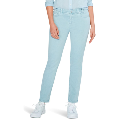 Womens NIC+ZOE Colored Mid-Rise Straight Ankle Jeans