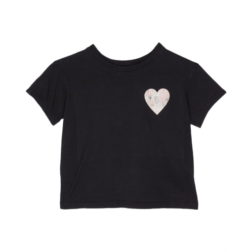 Tiny Whales Love Your Mother Heart World Graphic Boxy Shirt (Toddler/Little Kids/Big Kids)
