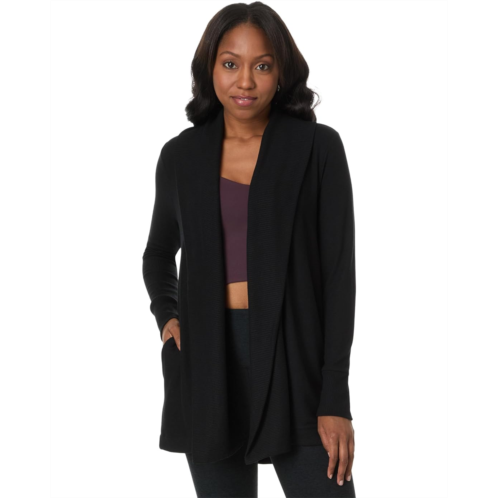 Womens Beyond Yoga Relax Rib Cardigan