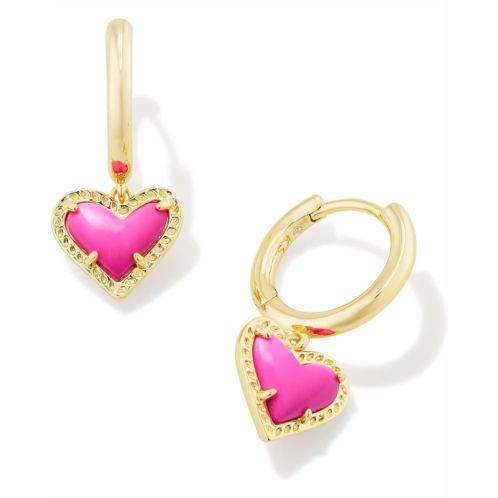 Kendra Scott Ari Heart Huggie Earrings