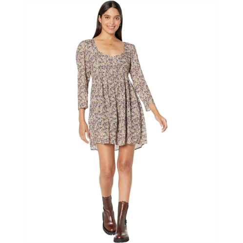 Saltwater Luxe Cami Long Sleeve Floral Mini Dress