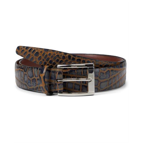 Torino Leather Co. 35 mm Italian Bicolor Croc Embossed Calf