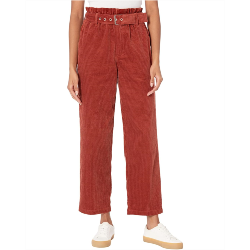 Blank NYC Rib Cage Corduroy Paper Bag Pants with Belt in Keep It Up