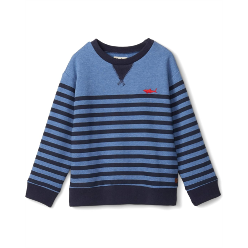 Hatley Kids Printed Shark Stripes Pullover Sweatshirt (Toddler/Little Kids/Big Kids)