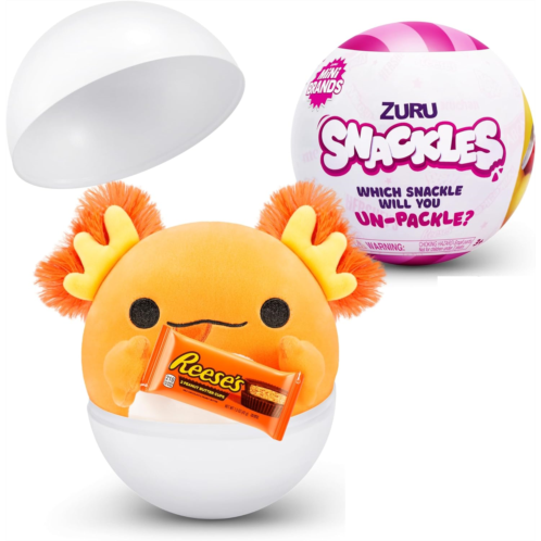 ZURU Snackles Small Sized 5.5 inch Snackle Plush by ZURU (Random Surprise), Cuddly Squishy Comfort 5.5 inch Plush with License Snack Brand Accessory