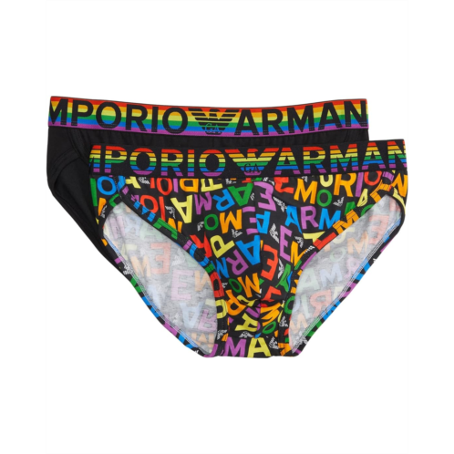 Emporio Armani Rainbow Logo 2-Pack Brief