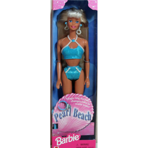 Mattel Blonde Pearl Beach Barbie Doll 1997 with a Ring for You