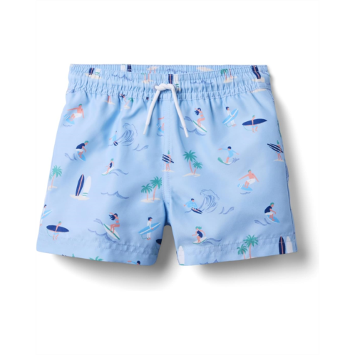 Janie and Jack Printed Swim Trunk (toddler/Little Kid/Big Kid)