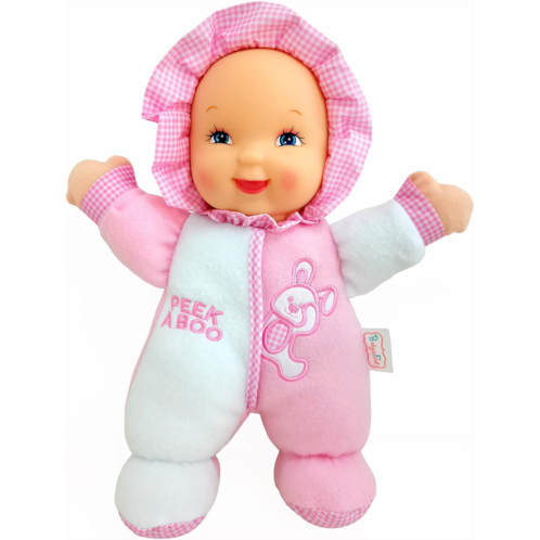 Babys First Doll, Soft & Snuggle Bunny Toy, Machine Washable Doll, Lifelike Features, for Ages 0+