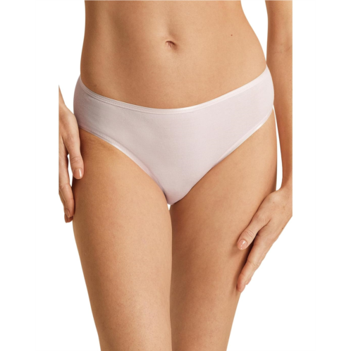 Womens Hanro Cotton Seamless Hi-Cut Full Brief 1626