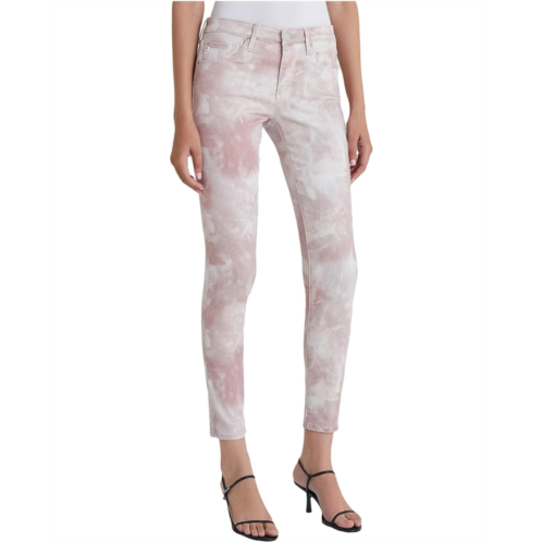 AG Jeans Leggings Ankle in Abstract Tie-Dye Rocky Mauve