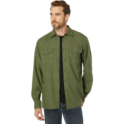 7 For All Mankind Overdye Check Button-Down Shirt