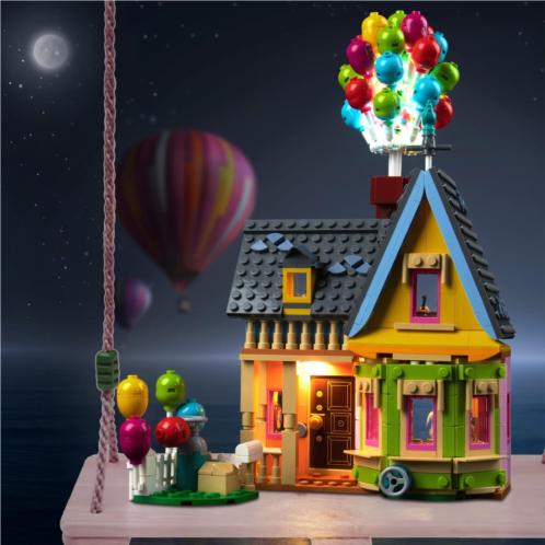 VONADO LED Light Kit for Lego and Pixar ‘Up House 43217, DIY Lighting Compatible with Lego Up House 43217 (NO Lego Model), Creative Lights for Lego Up Set (ONLY Lights)