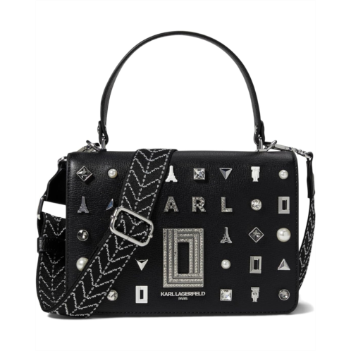 Karl Lagerfeld Paris Simone Front Flap Crossbody