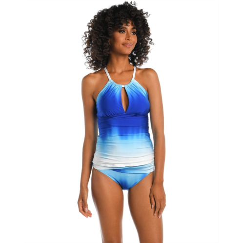 La Blanca Ocean Oasis High Neck Keyhole Tankini