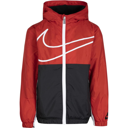 Nike Kids Fleece Lined Windbreaker Jacket (Little Kids/Big Kids)