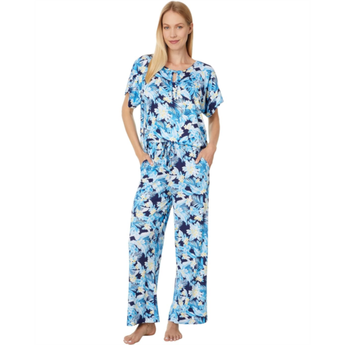 Tommy Bahama Short Sleeve Ankle PJ Set