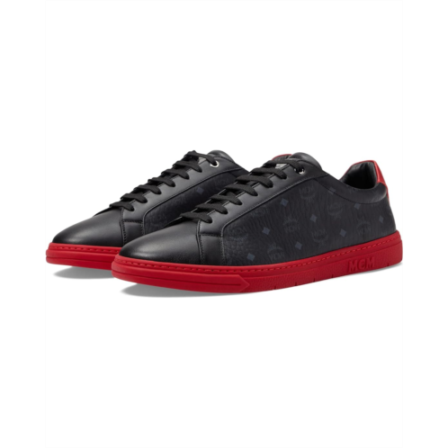 MCM Derby Visetos Low Top Sneakers