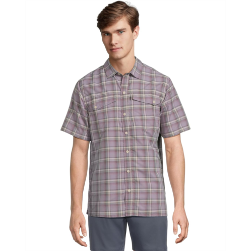 L.L.Bean Mens LLBean SunSmart Cool Weave Woven Short Sleeve Shirt