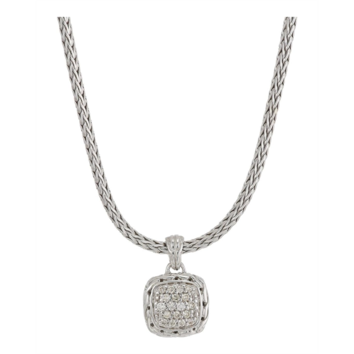 John Hardy Classic Chain Pendant Necklace with Diamonds