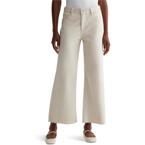 AG Jeans Saige Mid Rise Wide Leg Jeans in Opal Stone