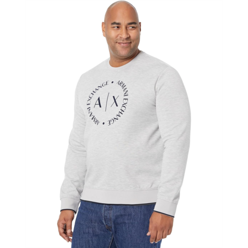 Mens Armani Exchange Front Circle Logo Sweatshirt