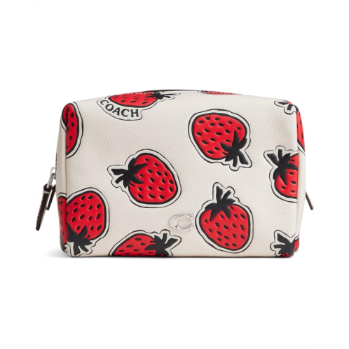 COACH Essential Cosmetic Pouch with Strawberry Print