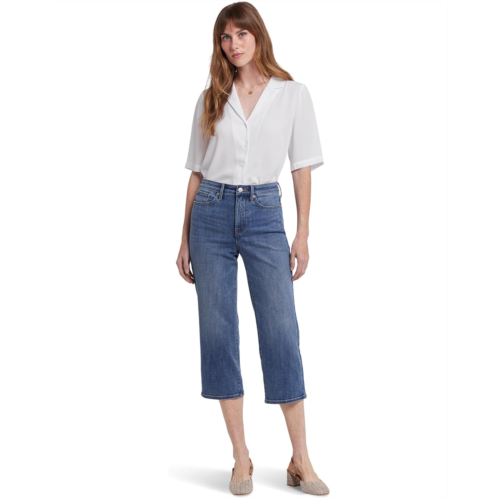 Womens NYDJ Joni Relaxed Capri Jeans in Majorca Bay