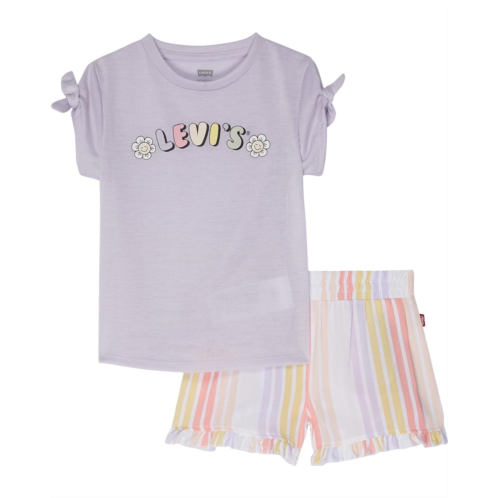 Levi  s Kids Graphic T-Shirt and Shorts Two-Piece Set (Little Kids)