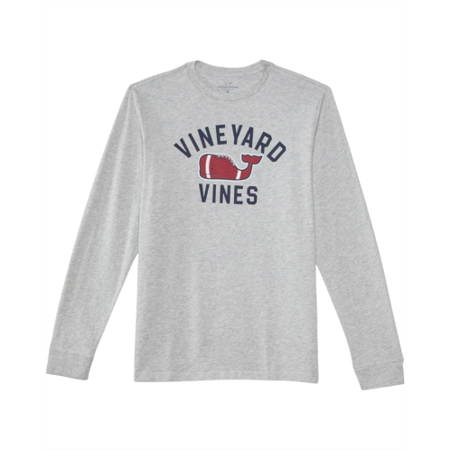 Vineyard Vines Kids Textured Football Long Sleeve Tee (Toddler/Little Kid/Big Kid)