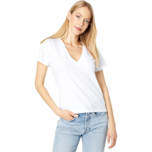 Womens MONROW 90s V-Neck Tee in 100% Cotton