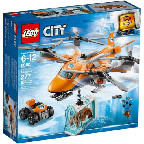 LEGO City Arctic Air Transport, Expedition Helicopter Toy, Explorer Quadrocopter, Winter Rescue Adventure Set