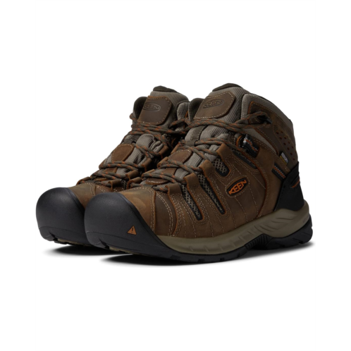 Mens KEEN Utility Flint II Mid Waterproof Soft Toe