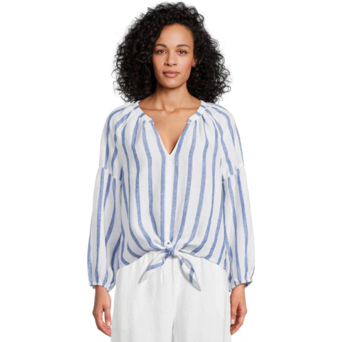 Tommy Bahama Coastlina Long Sleeve Tie Front Top