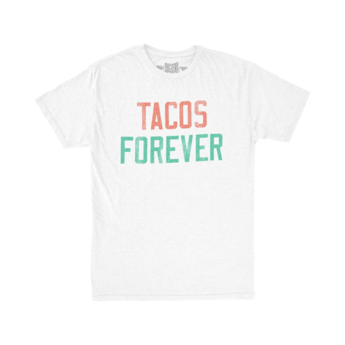 The Original Retro Brand Kids Tacos Forever Heathered Crew Neck Tee (Little Kids/Big Kids)