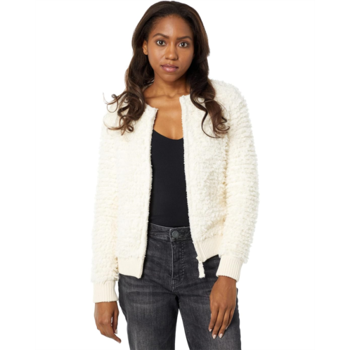 Womens Barefoot Dreams CozyChic Loop Fringe Jacket