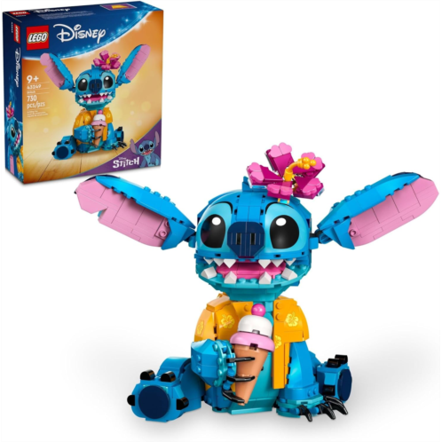 LEGO Disney Stitch Toy Building Kit, Disney Toy for 9 Year Old Kids, Buildable Figure with Ice Cream Cone, Fun Disney Gift for Girls, Boys and Lovers of The Hit Movie Lilo and Stit