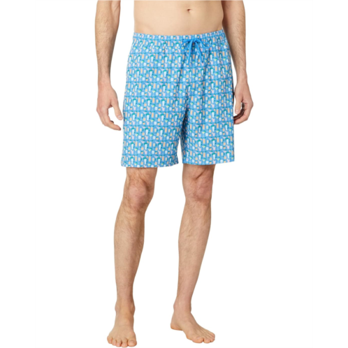 Johnston & Murphy Cocktail Print Swim Shorts