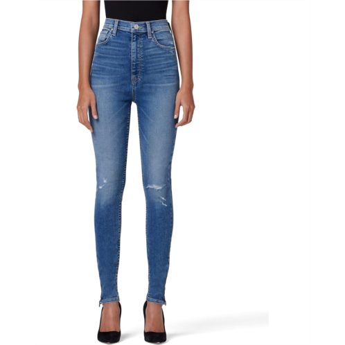 Hudson Jeans Centerfold Ext. High-Rise Super Skinny Ankle in Blue Dust