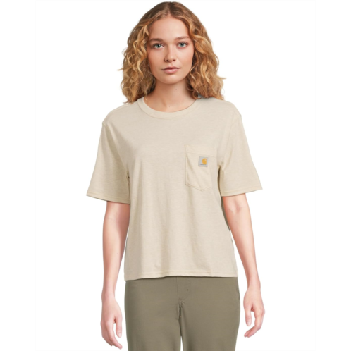 Womens Carhartt Loose Fit Lightweight Short Sleeve Crew Neck T-Shirt