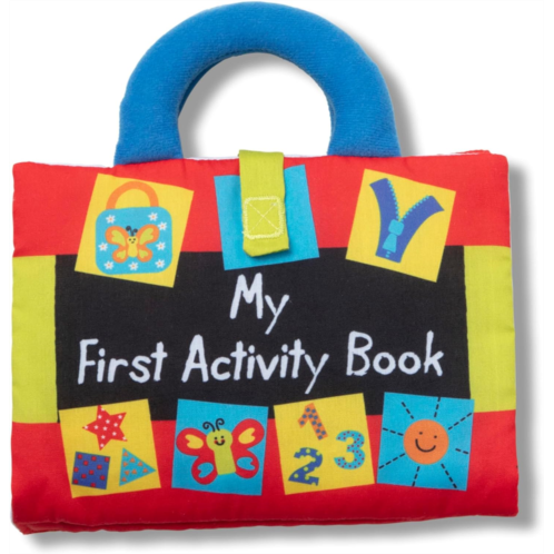 Melissa & Doug Ks Kids My First Activity Book 8-Page Soft Book for Babies and Toddlers - Early Learning Developmental Plush Soft Activity Book