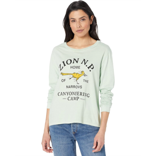 Womens Parks Project Zion Canyoneering Long Sleeve Boxy Tee