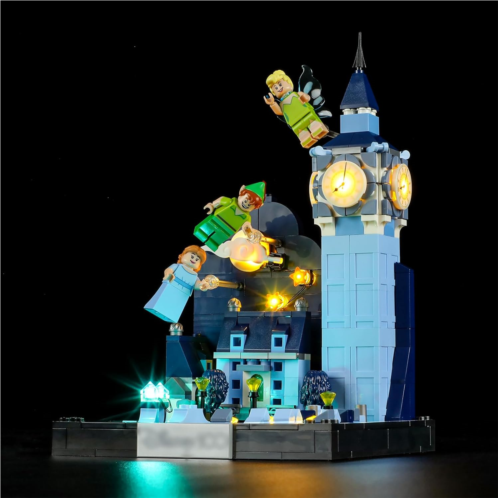 YEABRICKS LED Light for Lego-43232 Disney Peter Pan & Wendys Flight Over London Building Blocks Model (Lego Set NOT Included)