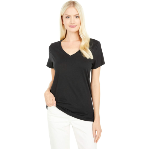 Womens PACT Organic Cotton Midweight V-Neck Tee
