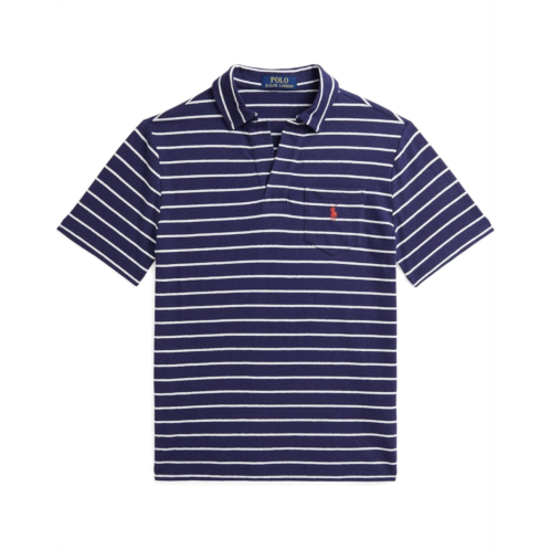 Polo Ralph Lauren Kids Striped Cotton-Linen Polo Shirt (Big Kid)
