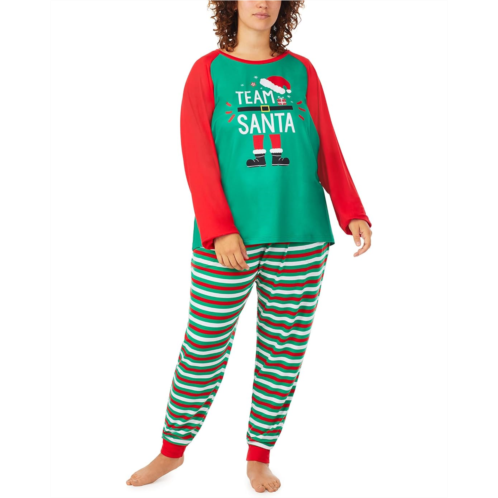 Pajamarama Plus Size Elf Long PJ Set